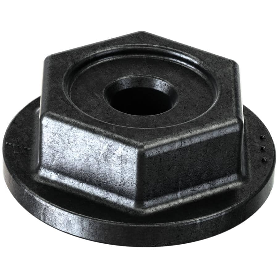 Hex Head Washers - Black, 24 Pack