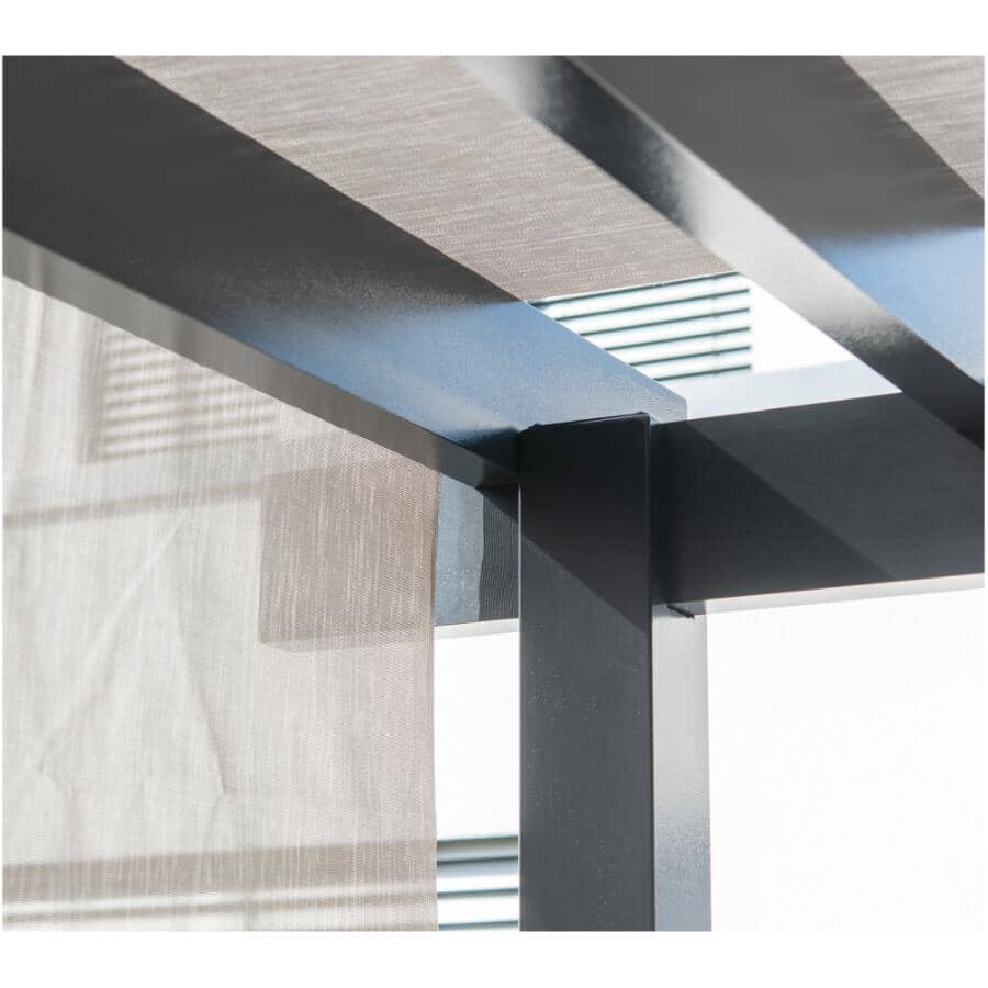 10' x 13' Yamba Aluminum Pergola - Black