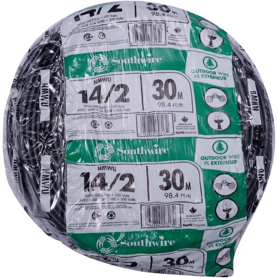 30M 14/2 NMWU Solid Copper Wire