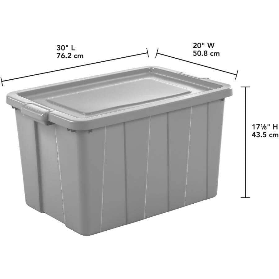114L Tuff Grey Storage Box