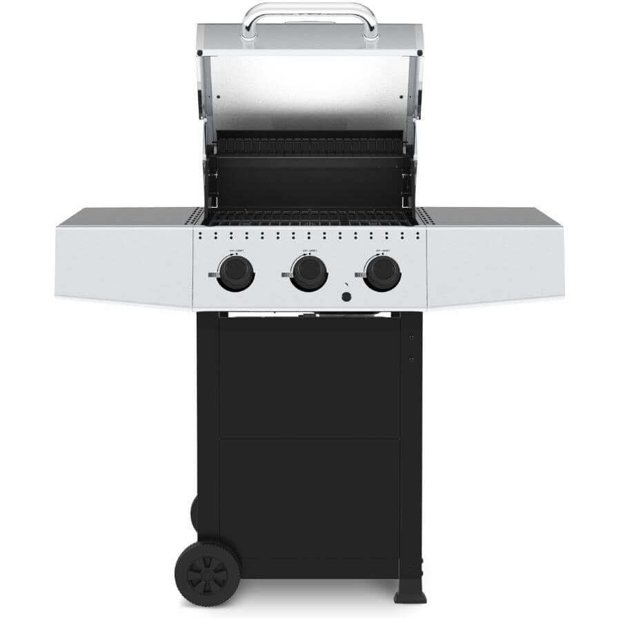 3 Burner Propane BBQ Cart - 30,000 BTU