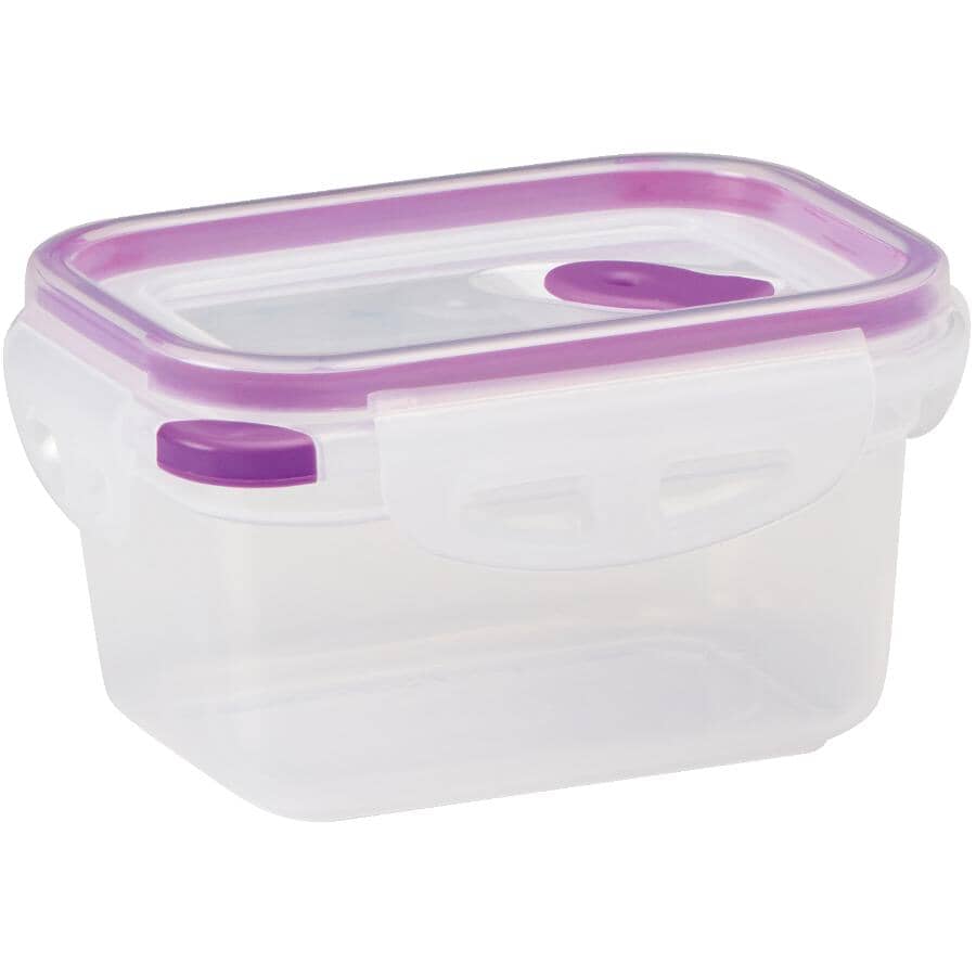 Rectangular Plastic Stackable Container - 460 ml