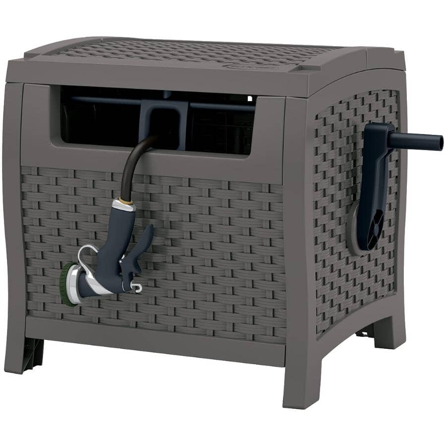 Slide Trak Hideaway Hose Reel, with 175' Hose Capacity