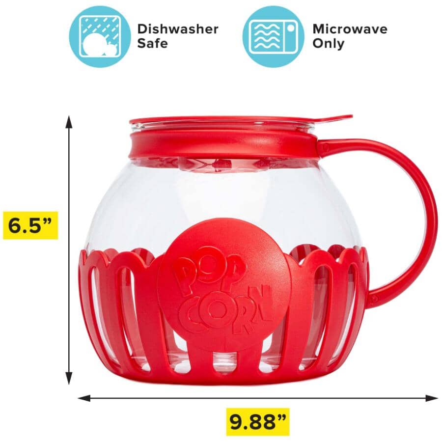 Glass Microwave Popcorn Popper - 1.5 Qt
