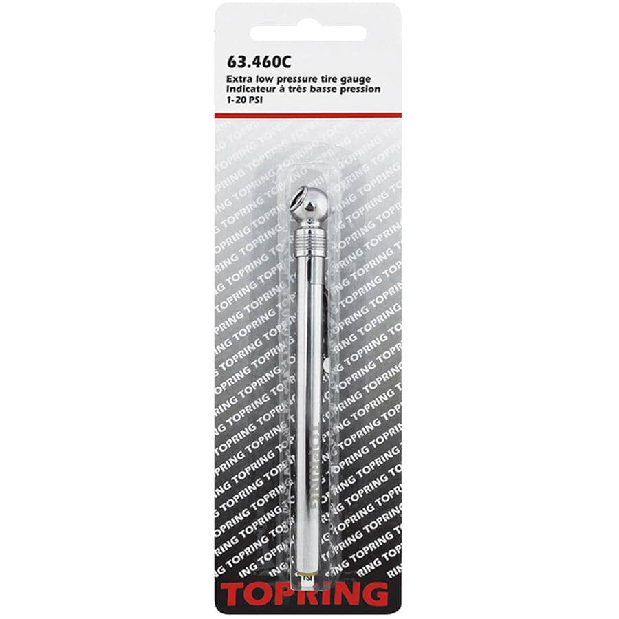 1 - 20 PSI Extra Low Tire Pressure Gauge