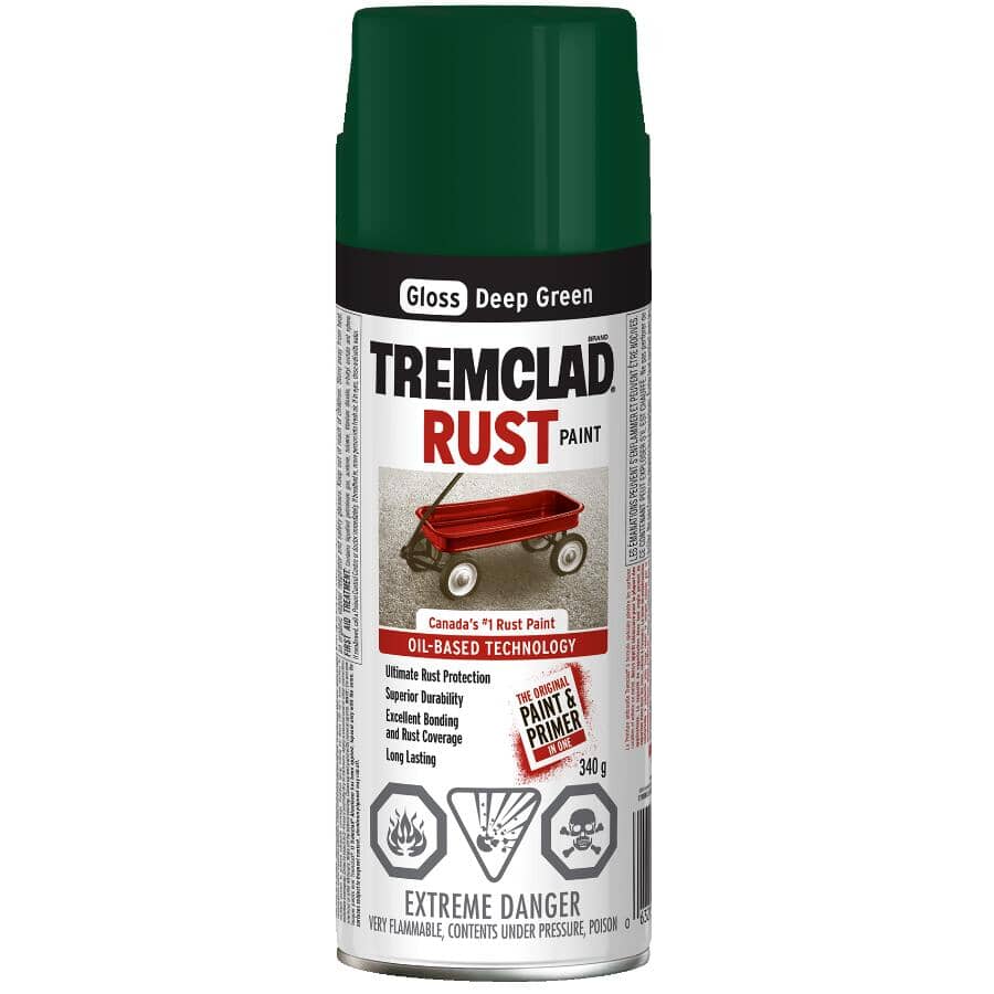 Rust Spray Paint - Gloss Deep Green, 340 g