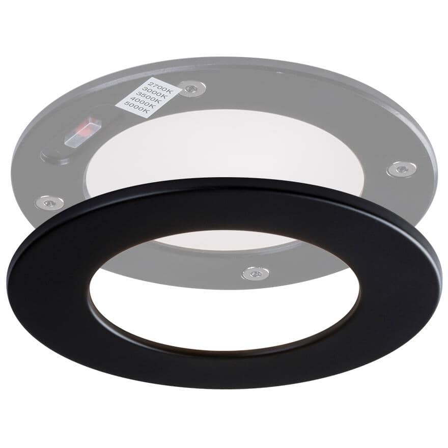 ThinLED Magnetic CTT Trim - Black, 4"