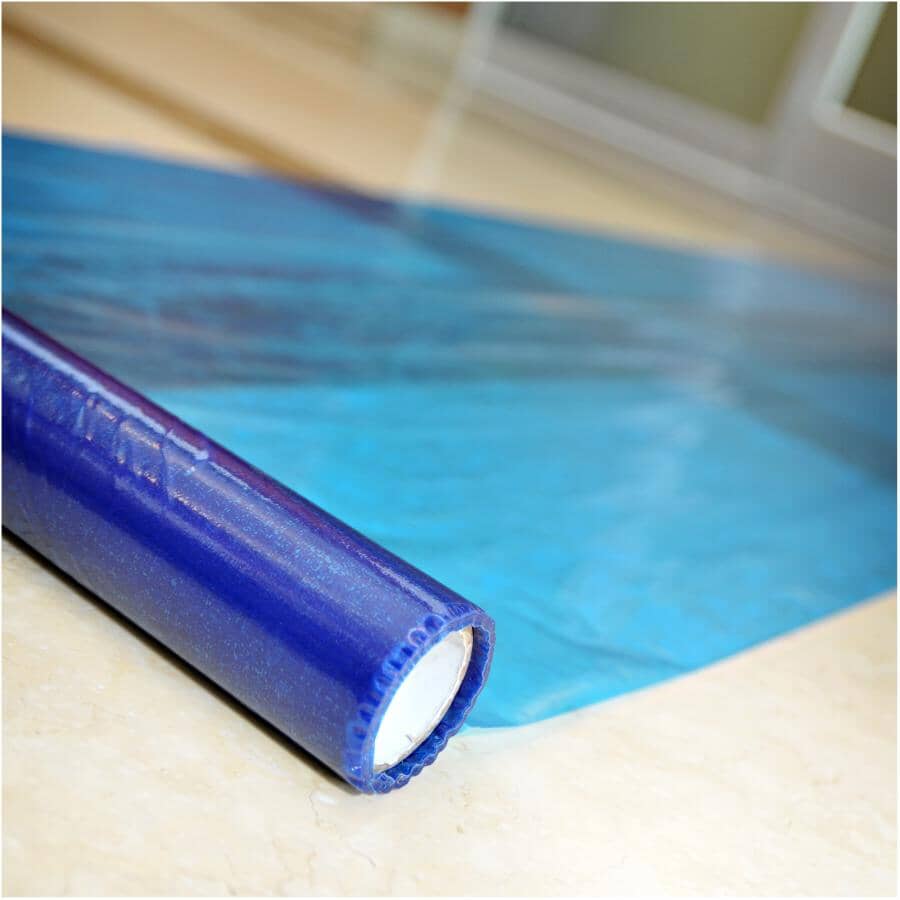 Hard Surface Protective Plastic Film - 24" x 50'