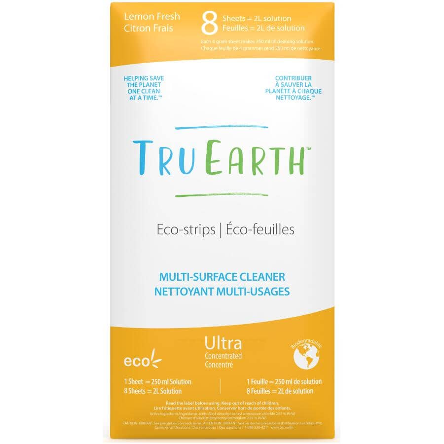 Multi Surface Disinfectant Cleaner Eco Strips - 8 Sheets