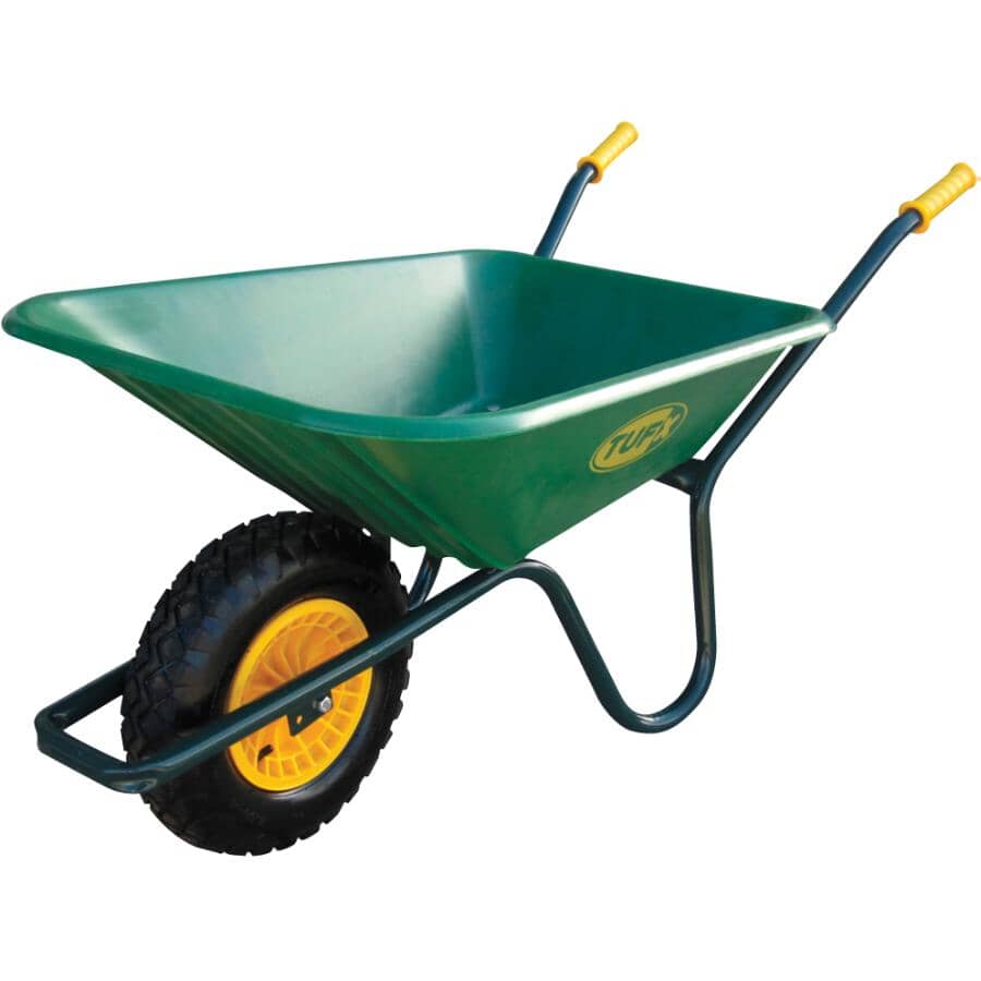 5 Cu. Ft Poly Tray Wheelbarrow