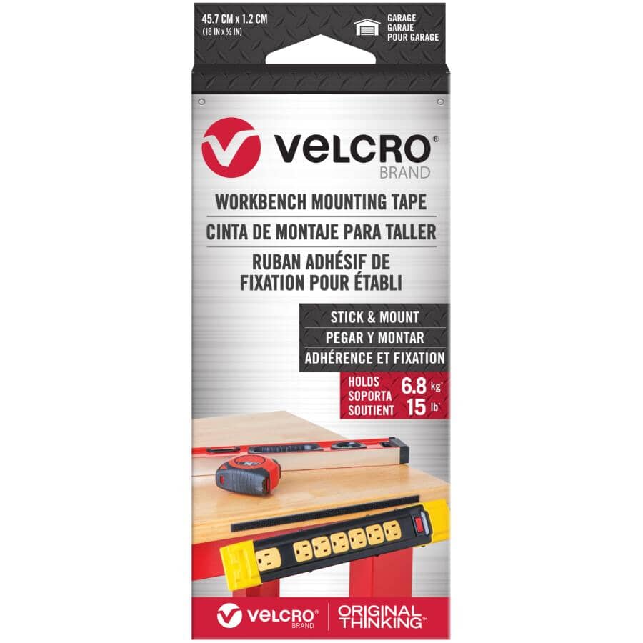 1/2" x 18" Workbench Mounting Tape - Black