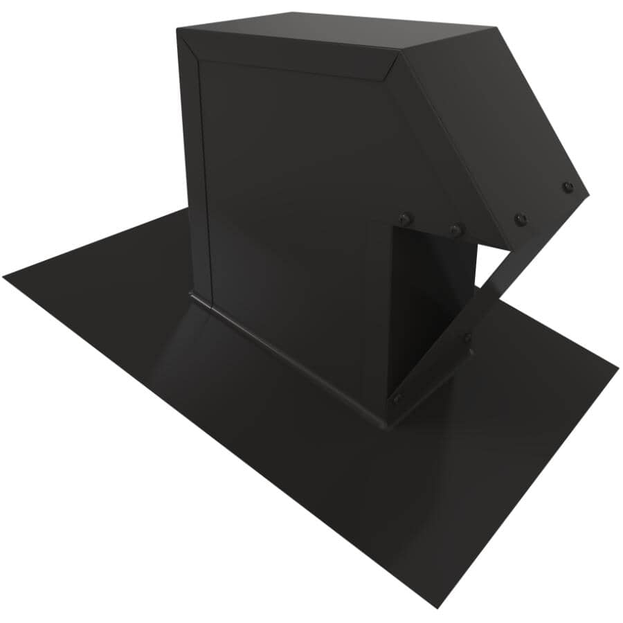 4" Black Roof Exhaust Vent