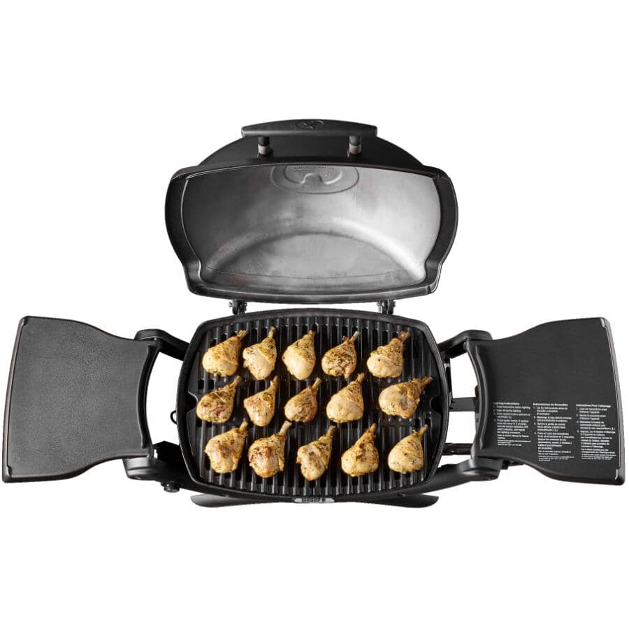 Q1200 Series Portable Propane BBQ - 189 sq. in. + 8,500BTU + Black