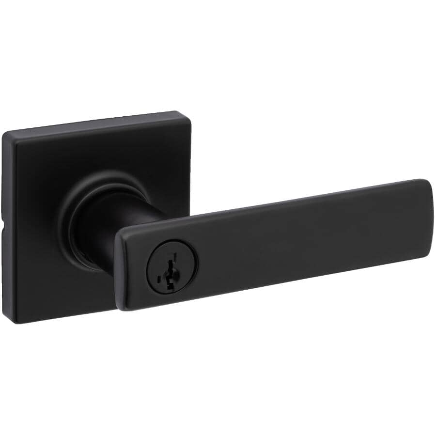 Breton Entrance Leverset - Matte Black + Smart Key