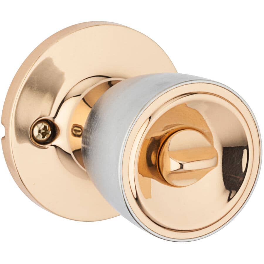 Bronze / Satin Chrome Beverly Privacy Door Knobset