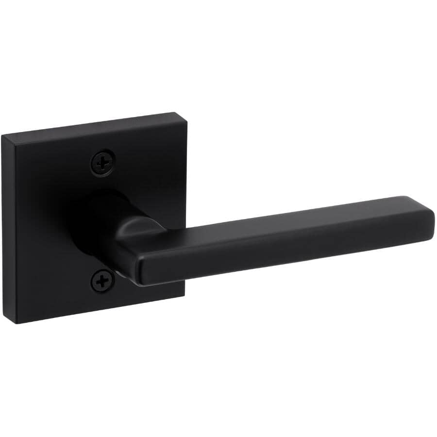 Modern Halifax Dummy Door Lever - Matte Black