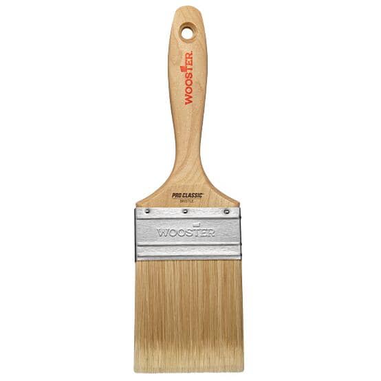 Alpha Extra Thick Polyester / Nylon Flat Paint Brush - 3" / 75 mm
