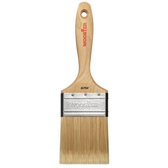 Alpha Polyester / Nylon Flat Paint Brush - 3" / 75 mm