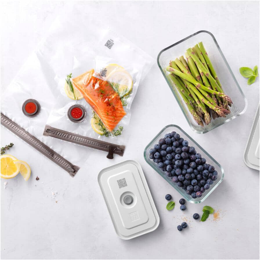Fresh & Save Glass Starter Set with Vacuum Pump - 7 Pc