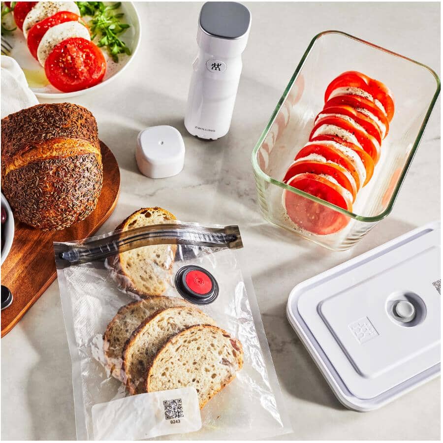 Fresh & Save Glass Starter Set with Vacuum Pump - 7 Pc