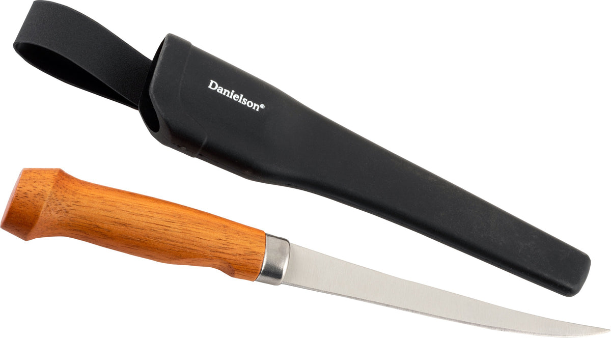 Danielson FK6W Knife Fillet Wood Handle