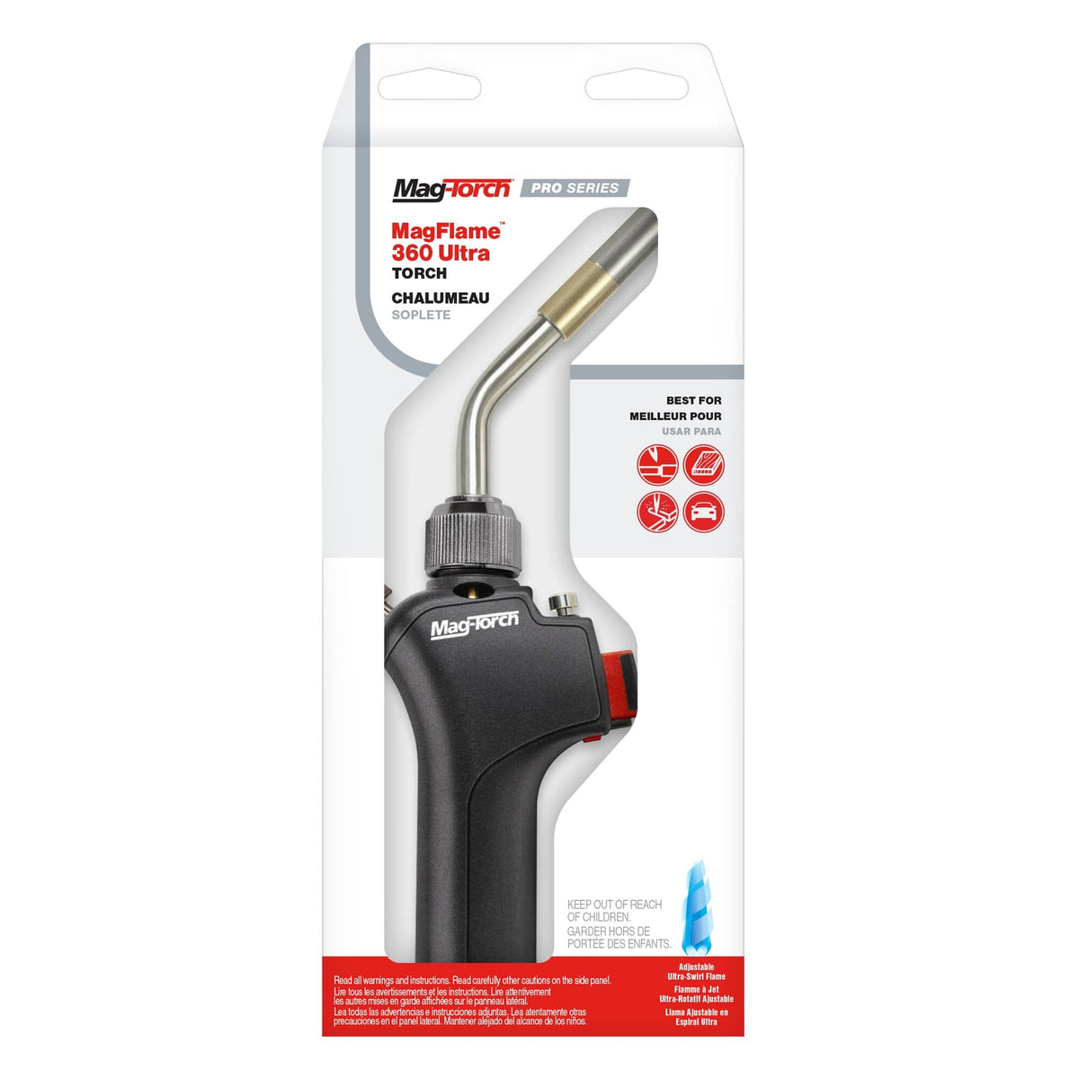 MagFlame 360 Ultra Torch - with Adjustable Swirl Flame