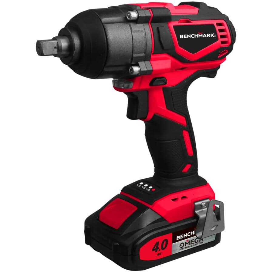 20V Max 1/2" Lithium-ion Cordless Impact Wrench Kit - with Battery, Charger & Tool Case