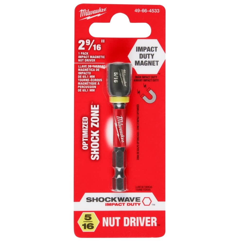 Shockwave 5/16" Magnetic Impact Nutsetter Bit