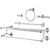 5 Piece Peyton Bath Accessory Set - Chrome