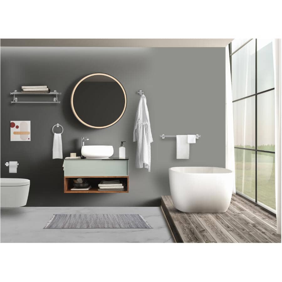 5 Piece Peyton Bath Accessory Set - Chrome