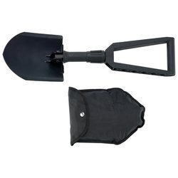 Maxam MTSHOVEL 23" Folding Shovel Carbon Steel, Cordure Sheath Included