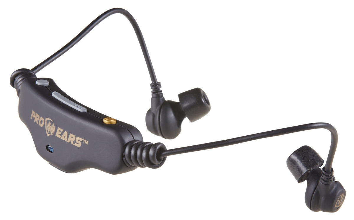 Pro Ears PEEBHTBTBLK Stealth Bluetooth 28 HTBT, Behind the Head Electronic & Noise Cancelling Hearing Protection, Black