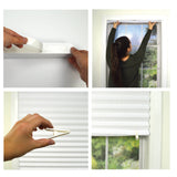 48" x 72" TempShade White Cordless Fabric Window Blind