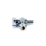 1/2" PEX x 3/8" Compression Quarter-Turn Angle Stop Valve
