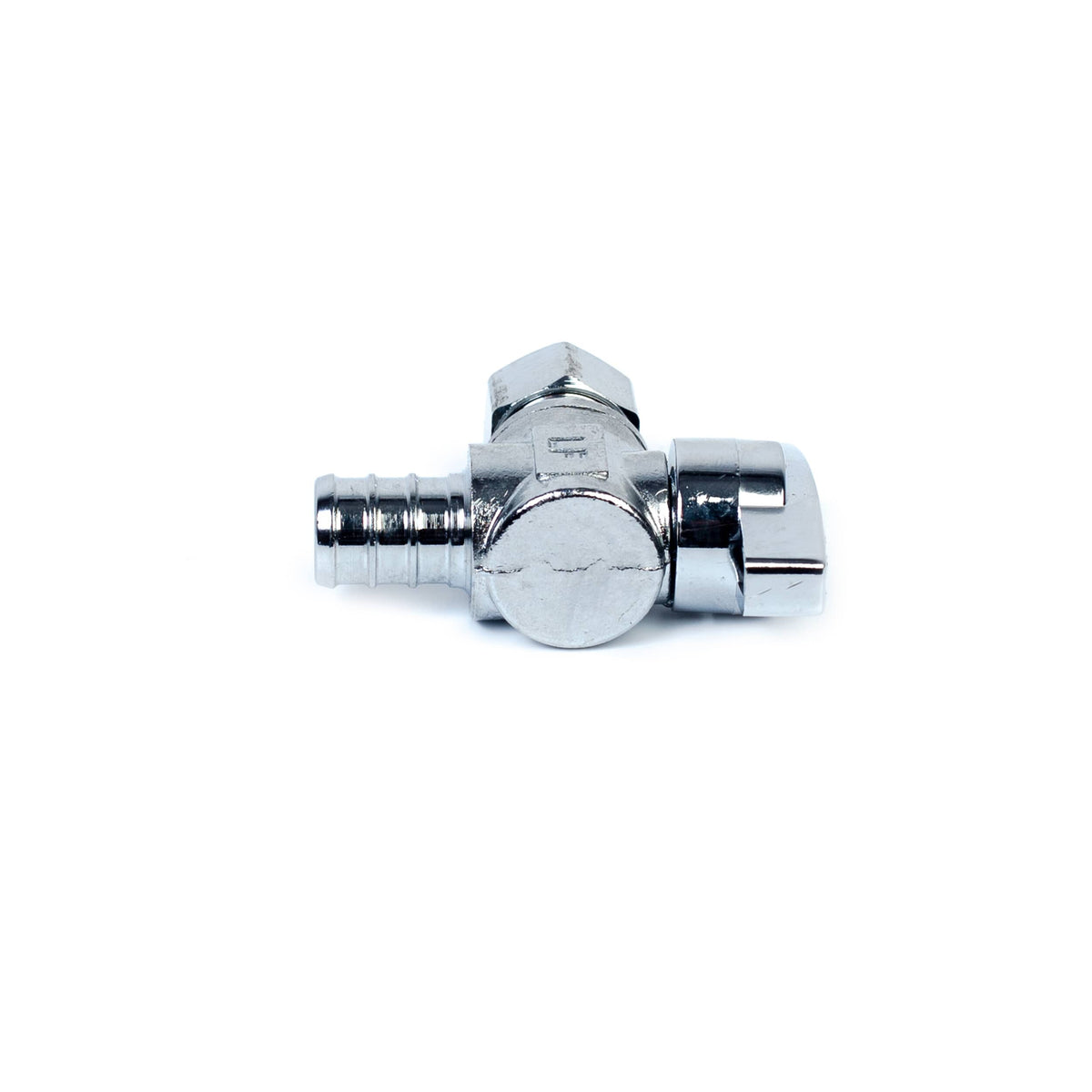 1/2" PEX x 3/8" Compression Quarter-Turn Angle Stop Valve