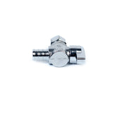 1/2" PEX x 3/8" Compression Quarter-Turn Angle Stop Valve