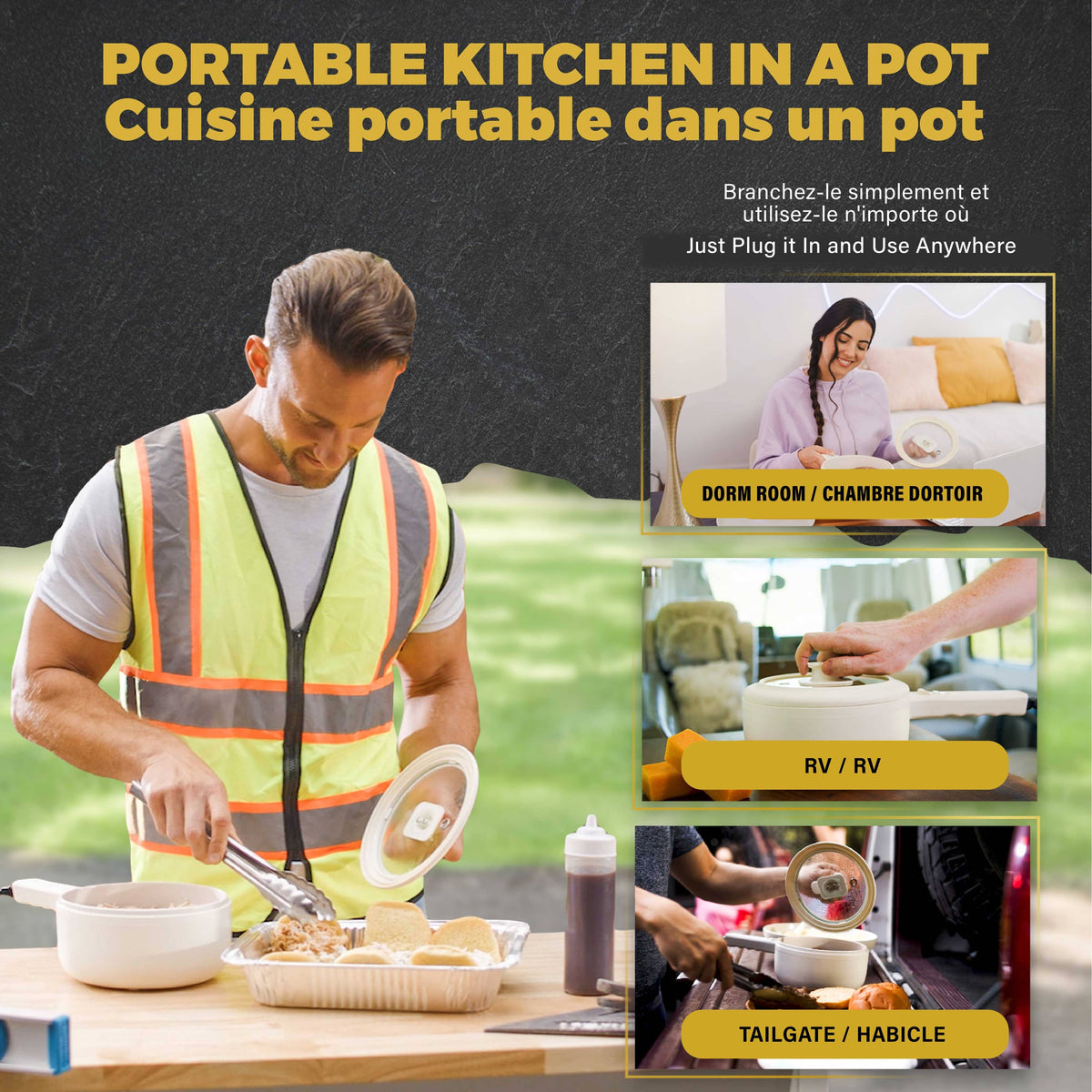 White Electric Cooker - 1.5 L