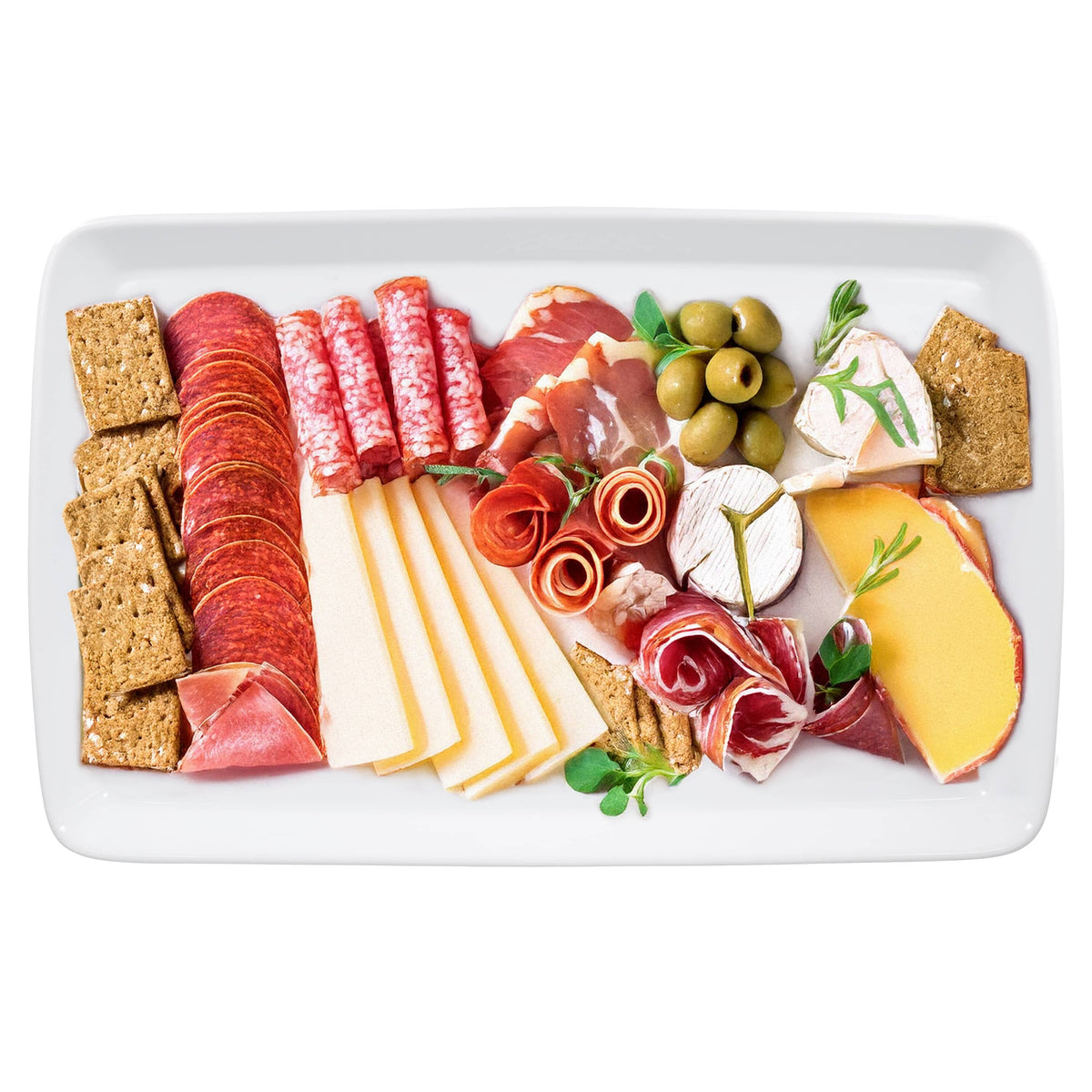 Rectangular Serving Platter - White, 17" x 11"