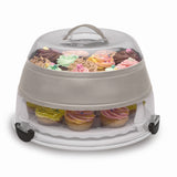 Collapsible Cupcake & Cake Carrier - Hold 24 Cupcakes