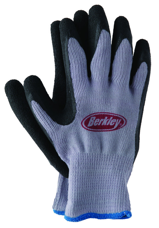 Berkley BTFG Non-Slip Coated Fisherman's Glove Blue & Grey