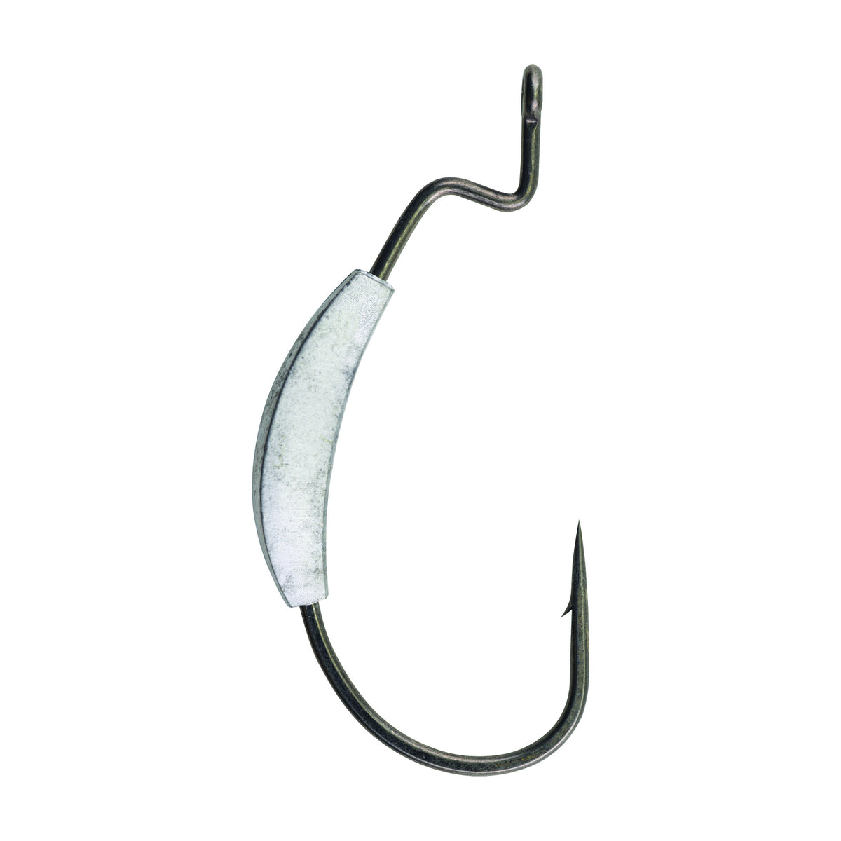 Berkley FSN19WEWGB7/0 Fusion19 Weighted EWG Hook, Size 7/0, 3/8 oz Needle Point, Extra Wide Gap, Smoke Satin, 4 per Pack