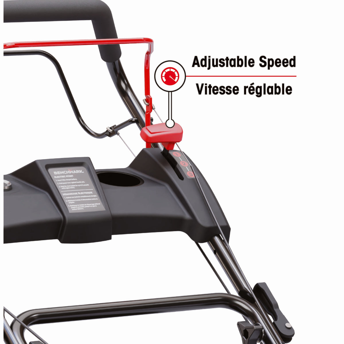 200cc Self-Propelled Gas Lawn Mower - with Variable Speed & Electric Start, 22"