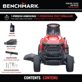42" 16HP Gas-Powered Hydrostatic Lawn Tractor