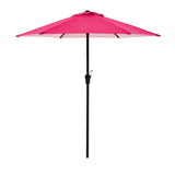 7' Crank Market Umbrella - Pink