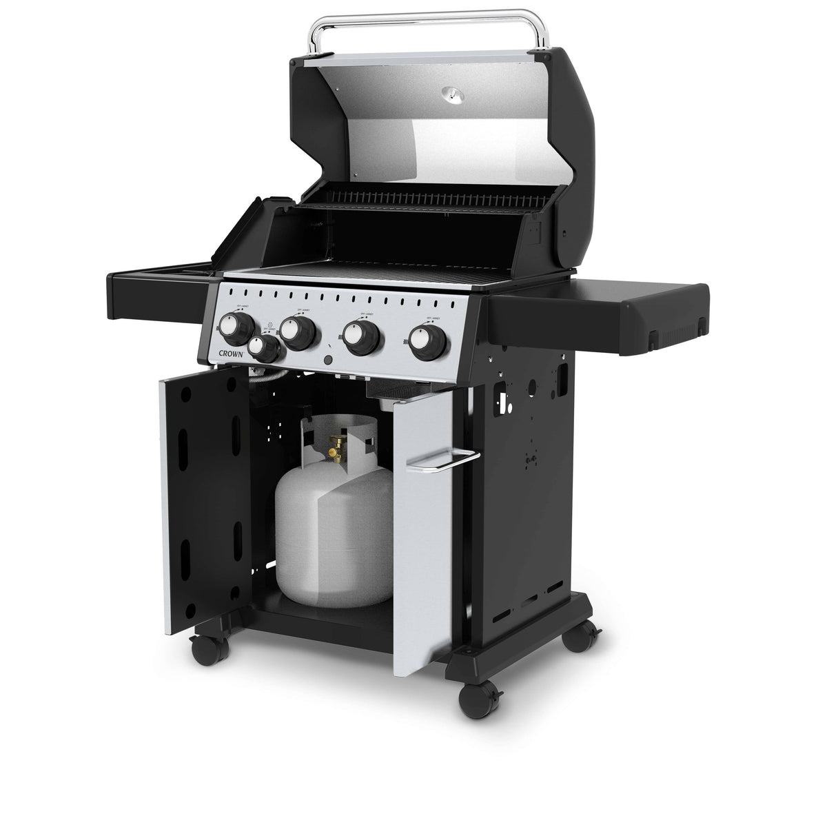 Crown S440 Propane BBQ - 4 Burner + Side Burner