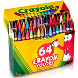 Classic Crayons with Sharpener - 64 Pack