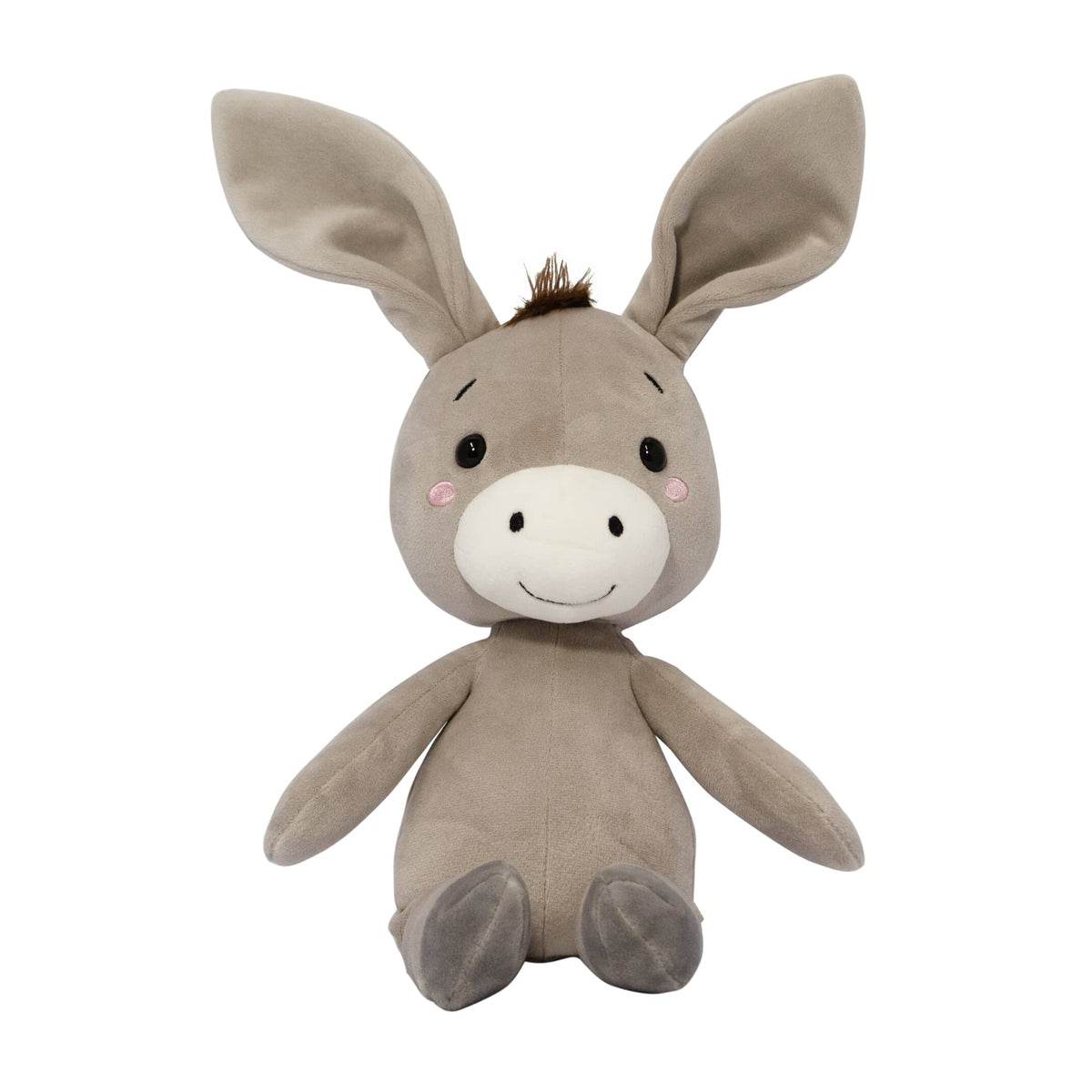 Dusty the Donkey Plush - 8", Grey