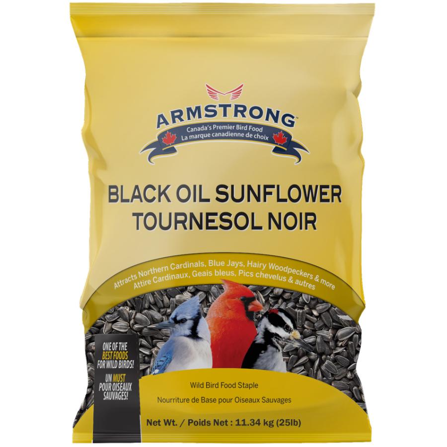 Black Oil Sunflower Bird Seed - 11.34 kg