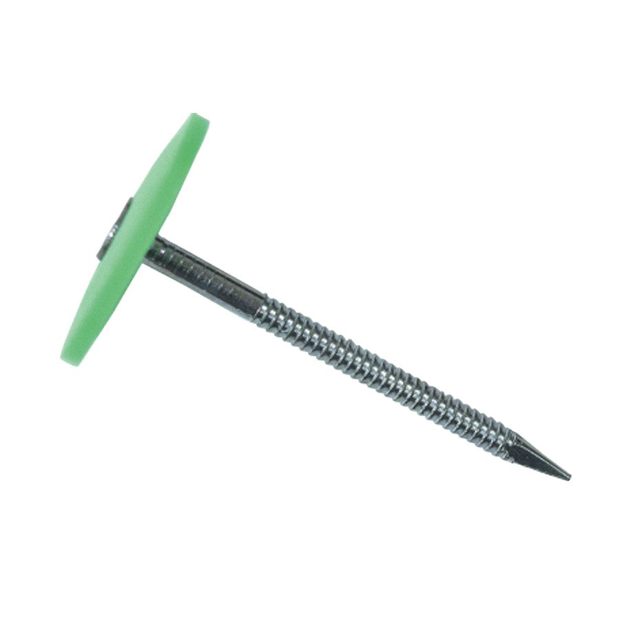 2000 Pack 2-1/2" Plastic Top Ringed Nails