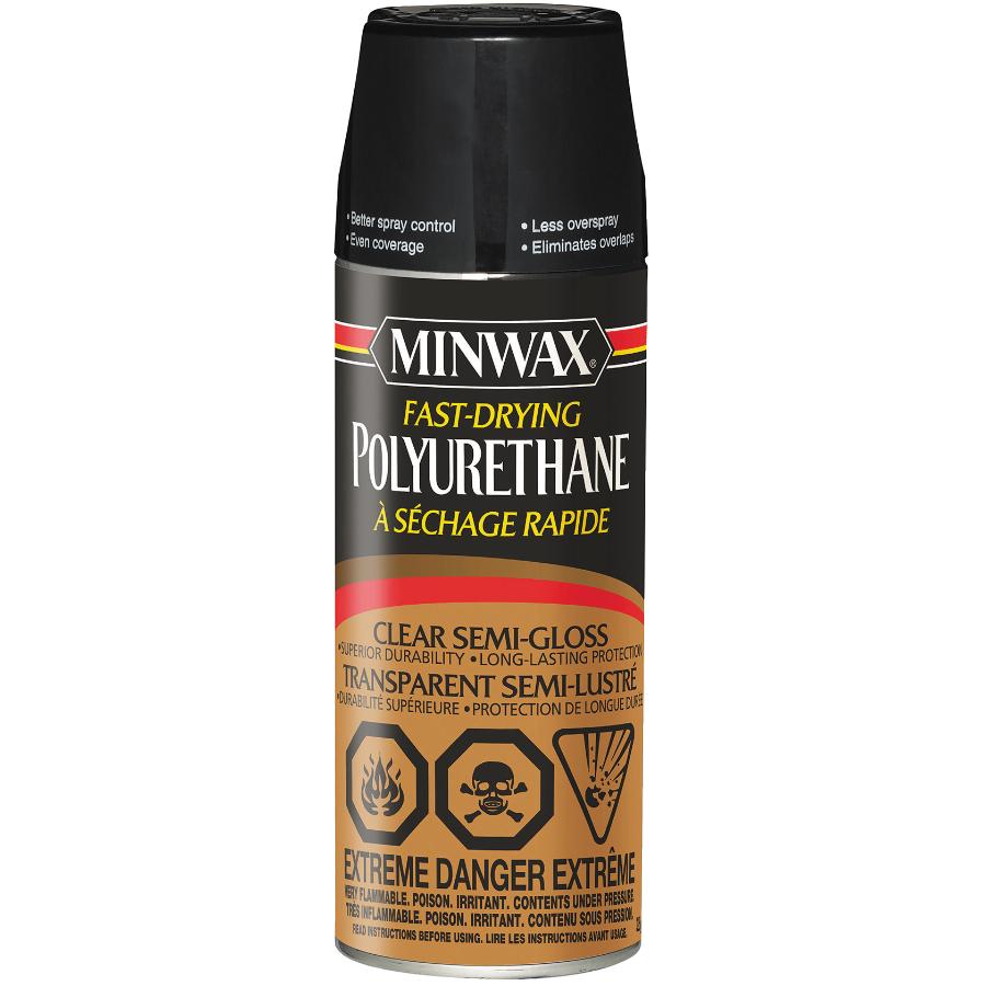 Fast Drying Polyurethane Finish - Semi Gloss Clear, 326 g
